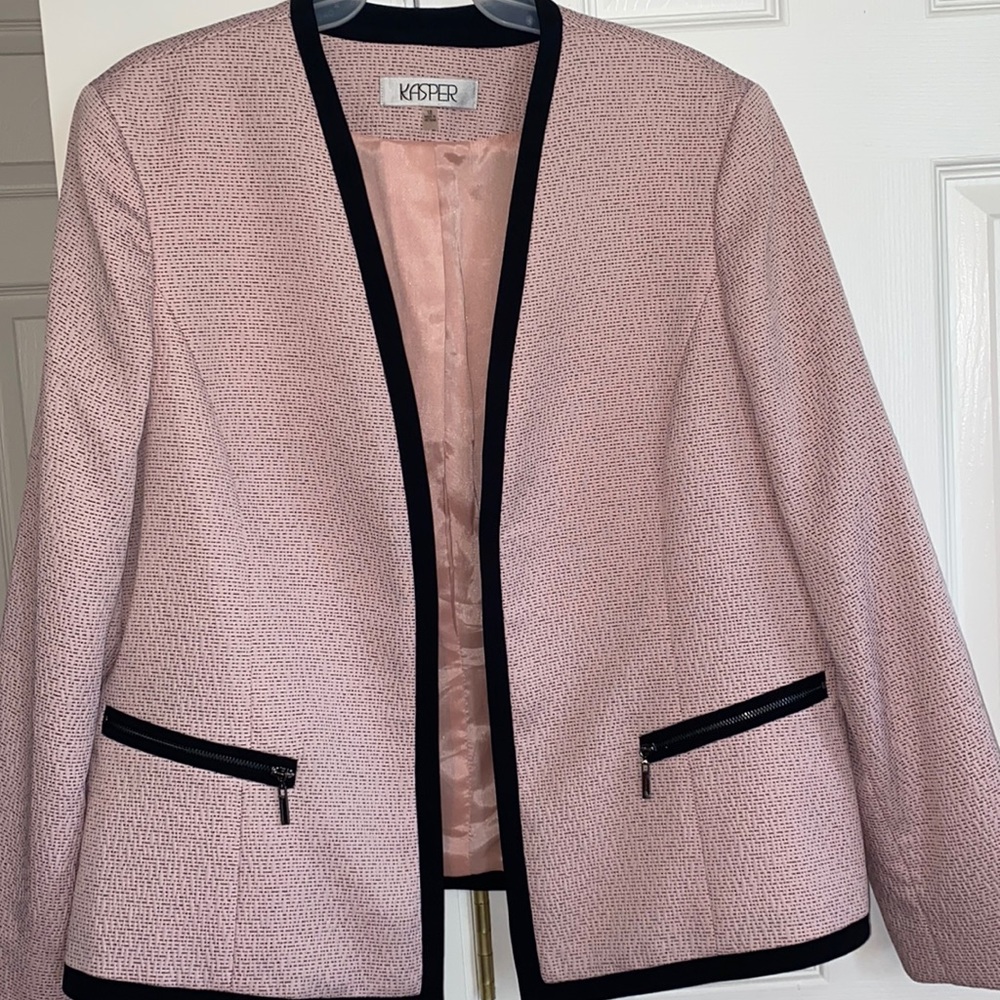 COPY - Kasper size 18 pink blazer/dress jacket